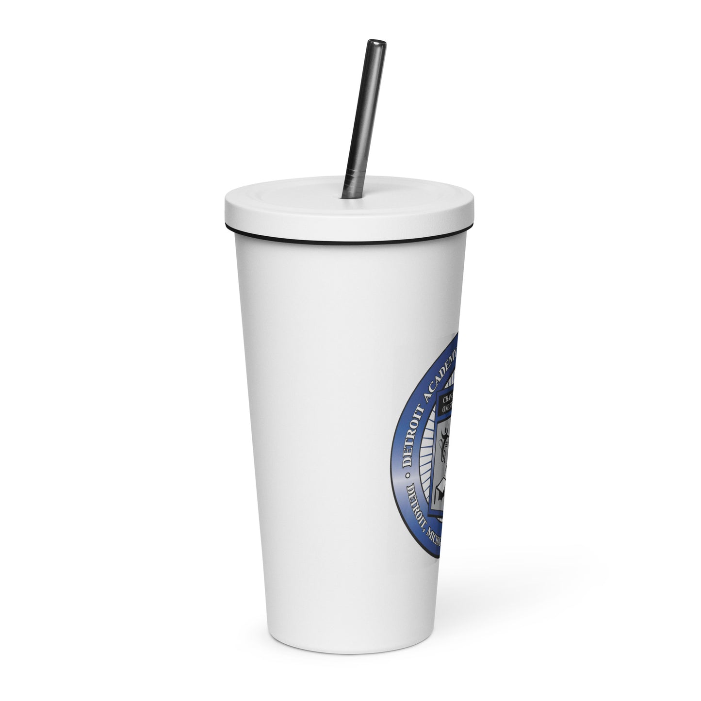 DAAS Insulated tumbler with a straw