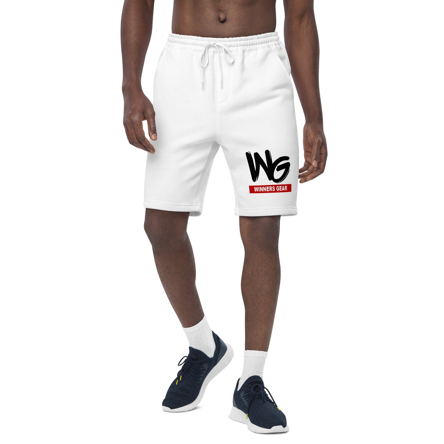 White & Gray Winners Gear Shorts
