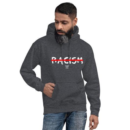 Stop Racism - Gray Unisex Hoodie