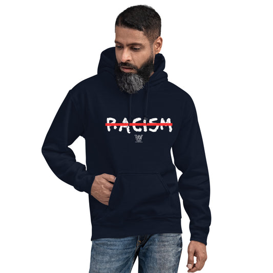 Stop Racism - Navy Blue Unisex Hoodie