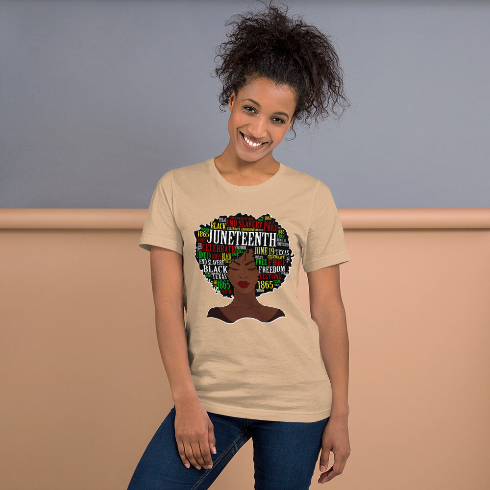 Juneteenth - Ladies Edition - Tan Tee
