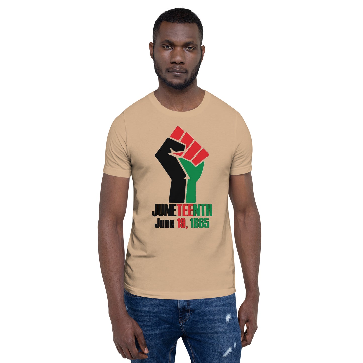 Juneteenth Tan Tee