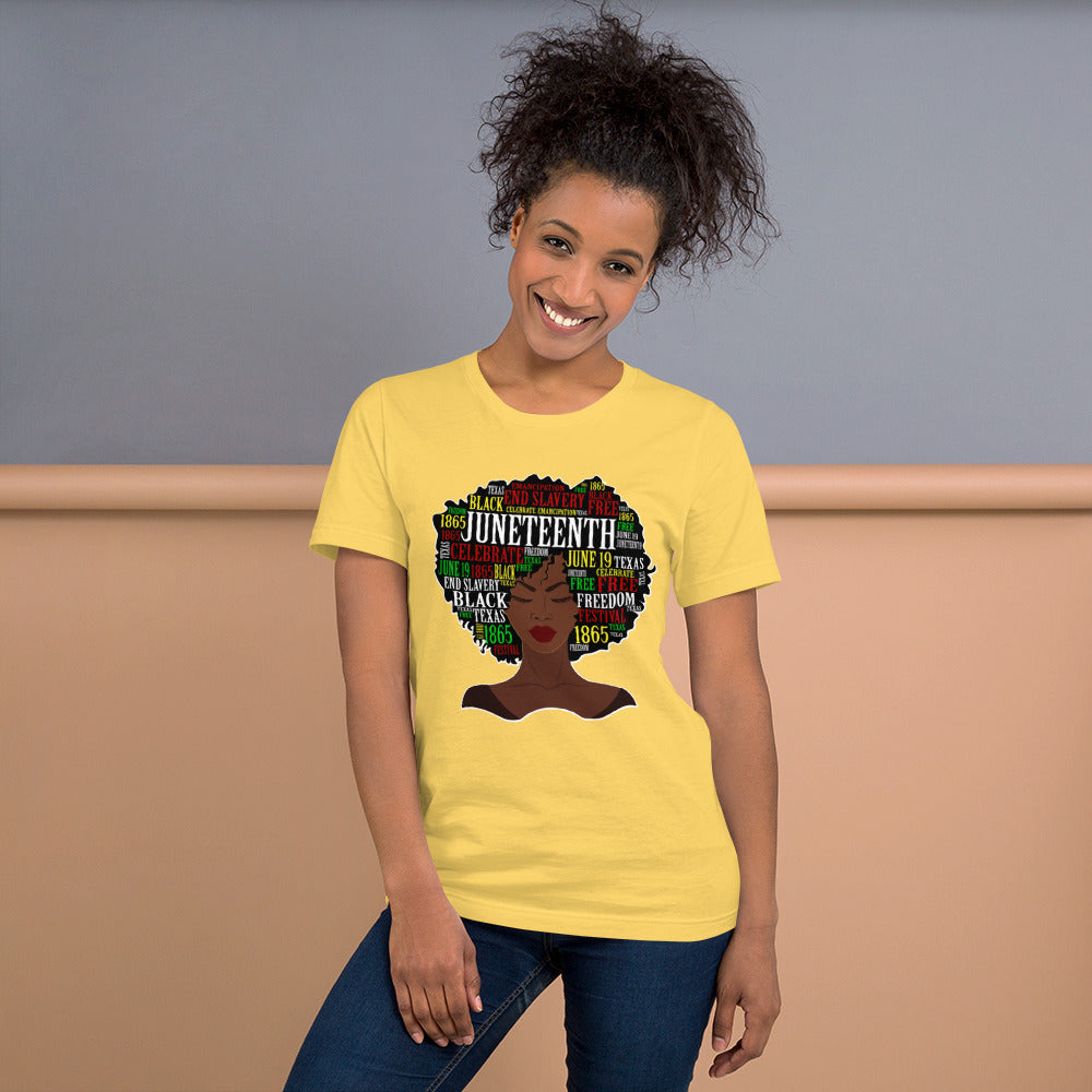Juneteenth - Ladies Edition Yellow Tee