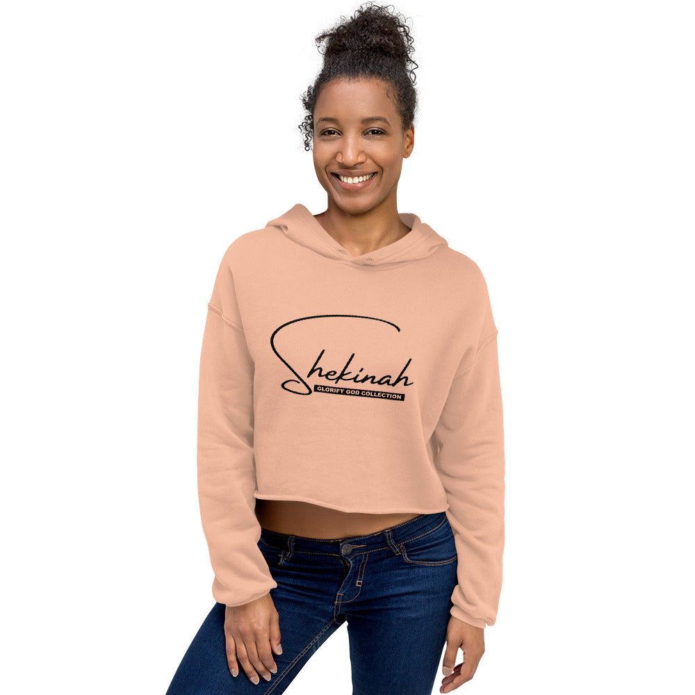 Shekinah Peach Crop Hoodie