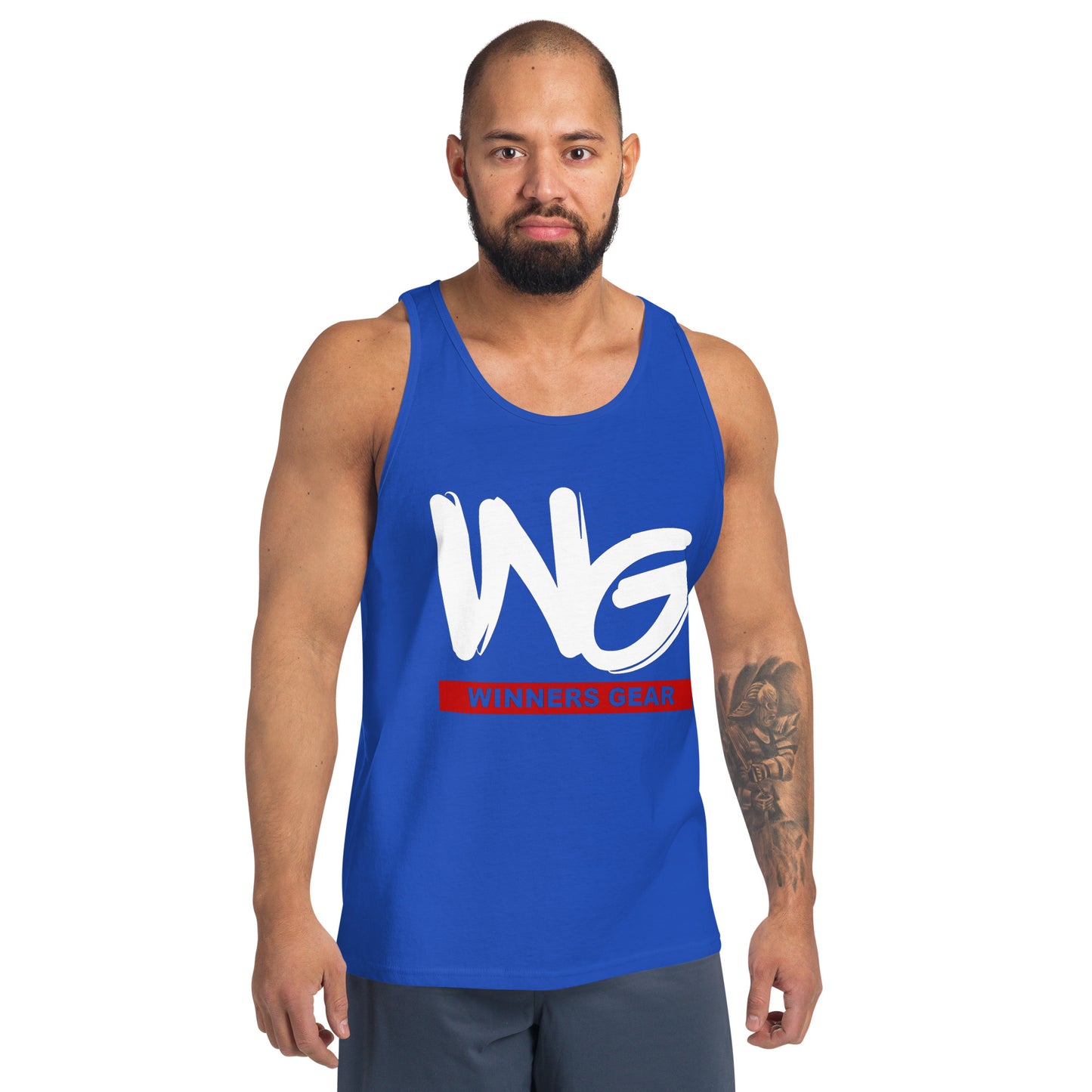 Dark Background Winners Gear Tanks Tops