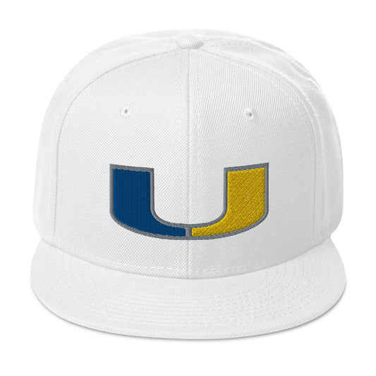 Redford Union White Snapback Hat