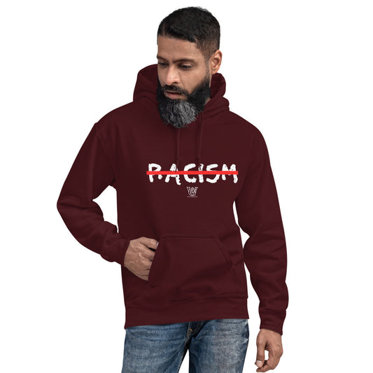 Stop Racism - Maroon Unisex Hoodie