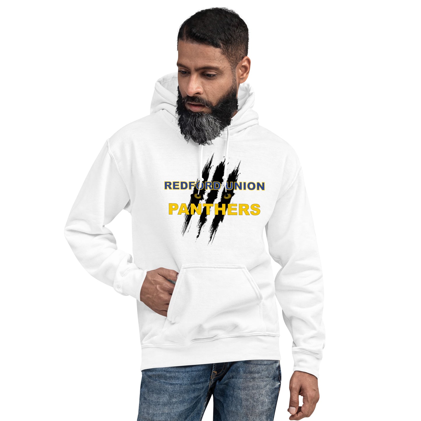 Redford Union Panthers - White Hoodie