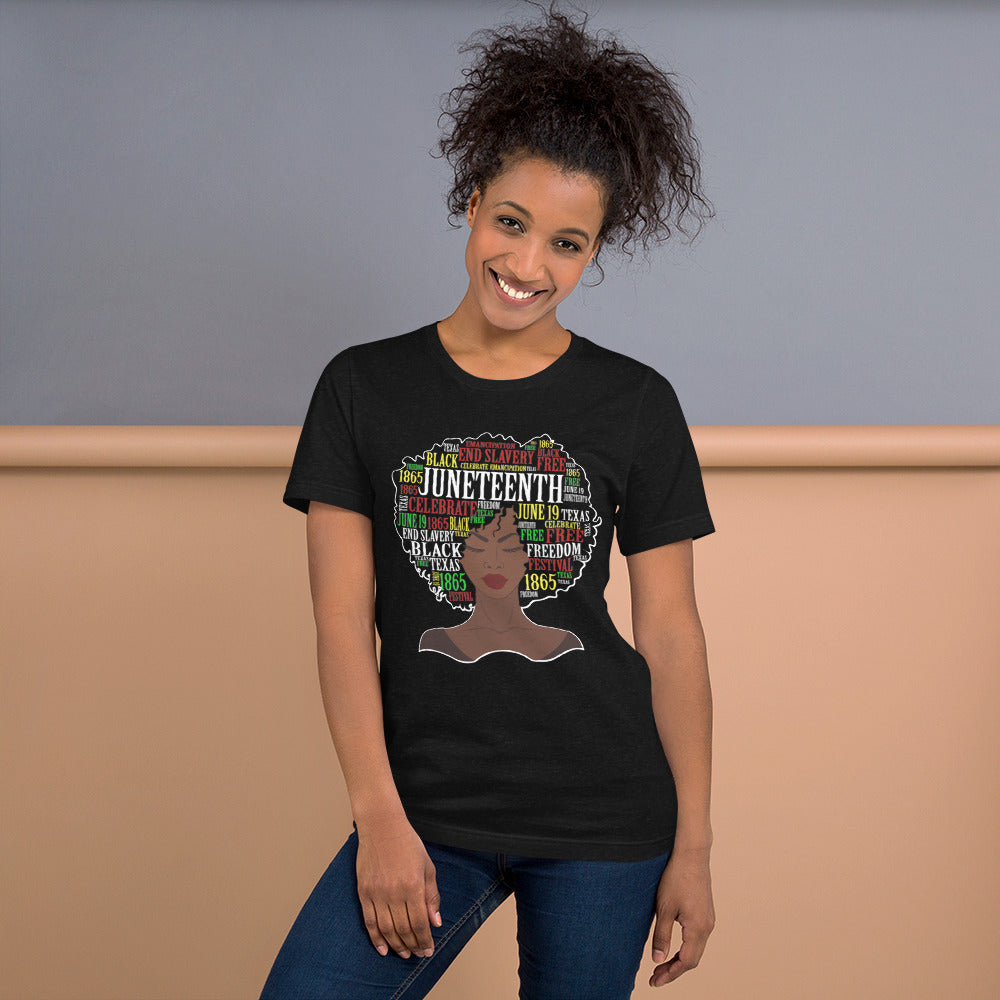 Juneteenth - Ladies Edition - Black Tee