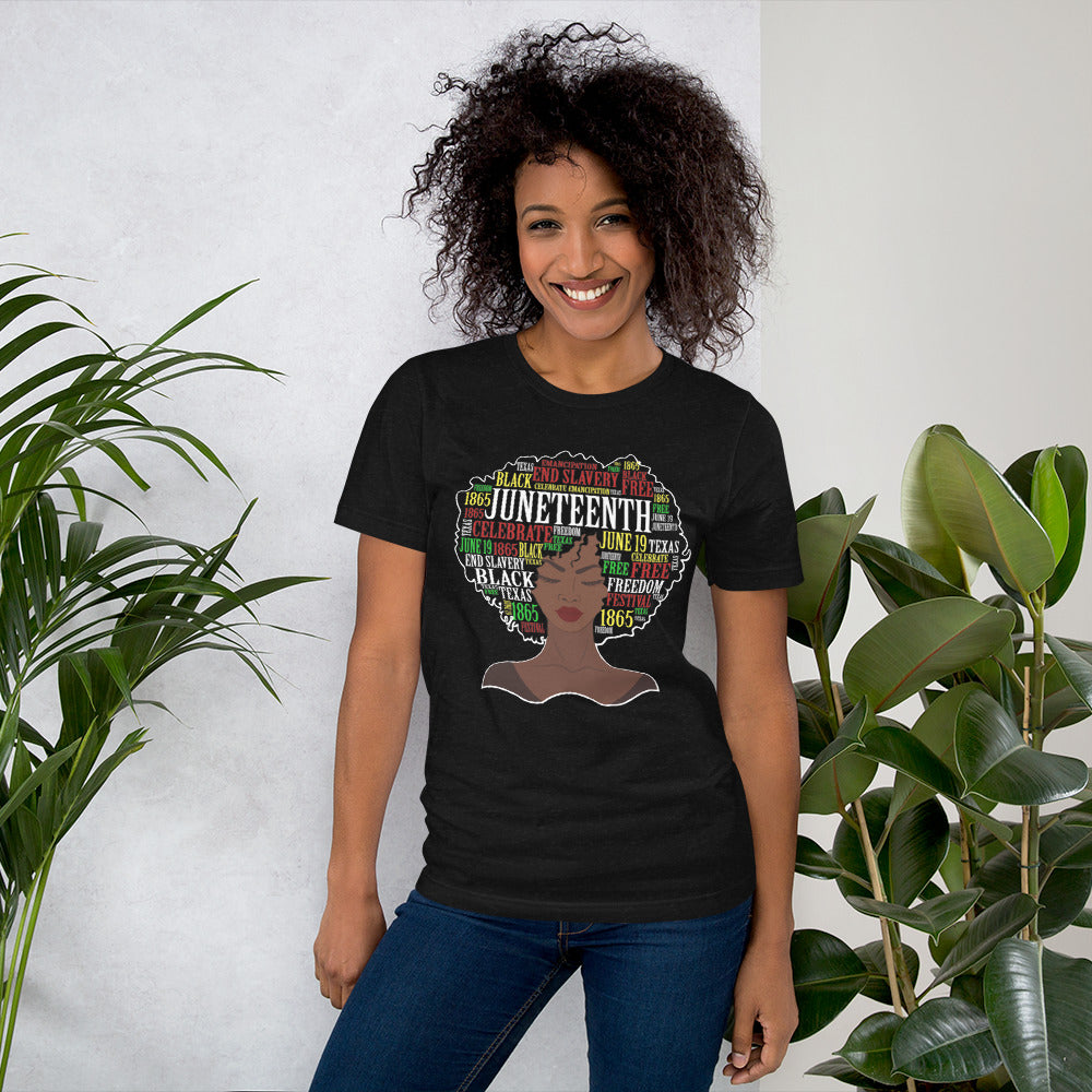 Juneteenth - Ladies Edition - Black Tee