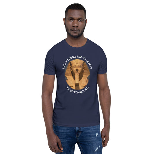 From Royalty - Navy Blue Short-Sleeve Unisex T-Shirt