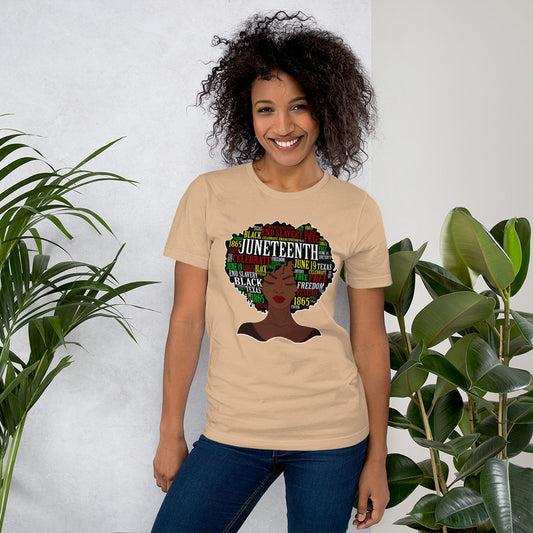 Juneteenth - Ladies Edition - Tan Tee