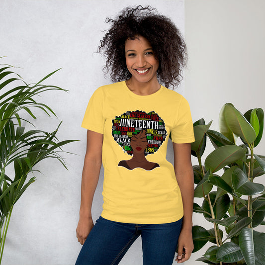 Juneteenth - Ladies Edition Yellow Tee
